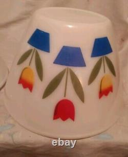 Vintage Fire King Tulip Nesting Bowls Set Of 3