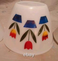 Vintage Fire King Tulip Nesting Bowls Set Of 3