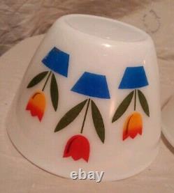 Vintage Fire King Tulip Nesting Bowls Set Of 3