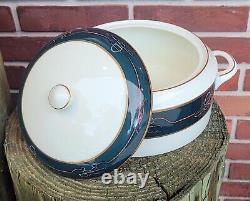 Vintage Franciscan Jane St. Gaston EQUUS Equestrian Round Covered Vegetable Bowl