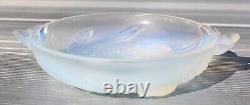 Vintage French Etling 1930s Art Deco Opalescent Glass Bowl with Handles