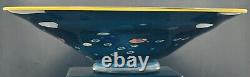 Vintage Garry Nash ONZM Studio Art Glass Footed Bowl Dish Murrini Canes 1992