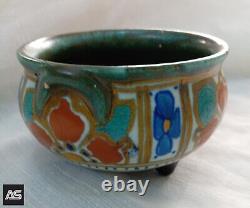 Vintage Hand painted pottery bowl from godah Holland