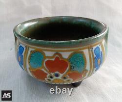 Vintage Hand painted pottery bowl from godah Holland