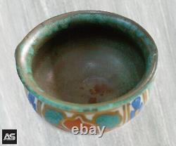 Vintage Hand painted pottery bowl from godah Holland