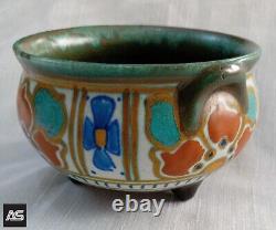 Vintage Hand painted pottery bowl from godah Holland
