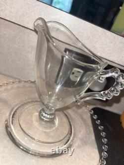 Vintage Imperial Glass Candlewick With Beaded Edge