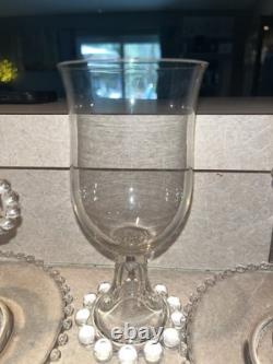 Vintage Imperial Glass Candlewick With Beaded Edge