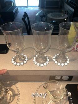 Vintage Imperial Glass Candlewick With Beaded Edge