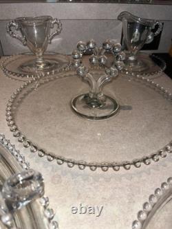Vintage Imperial Glass Candlewick With Beaded Edge
