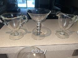 Vintage Imperial Glass Candlewick With Beaded Edge