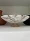 Vintage Italian Alabaster Compote, pedestal bowl