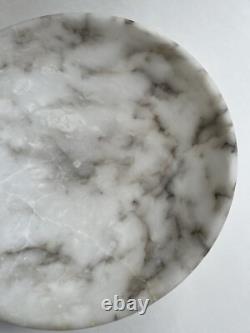 Vintage Italian Alabaster Compote, pedestal bowl