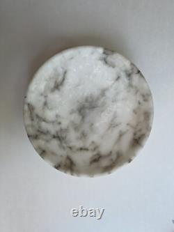 Vintage Italian Alabaster Compote, pedestal bowl