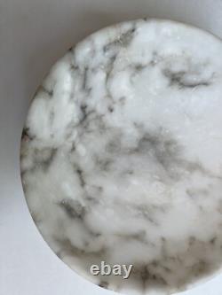 Vintage Italian Alabaster Compote, pedestal bowl
