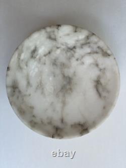 Vintage Italian Alabaster Compote, pedestal bowl