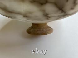 Vintage Italian Alabaster Compote, pedestal bowl
