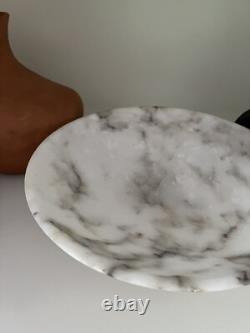 Vintage Italian Alabaster Compote, pedestal bowl