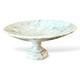 Vintage Italian Marble / Alabaster Compote Centerpiece Bowl 8.5 x 4.5