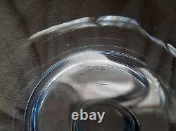 Vintage LARGE Kosta Boda Art Glass Signed/numbered Blue Glass Teardrop Bowl