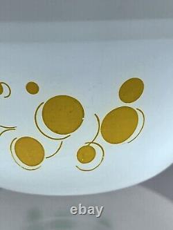 Vintage MCM Federal Glass Atomic Dot Nesting Mixing Bowls Set of 4 HTF! NICE