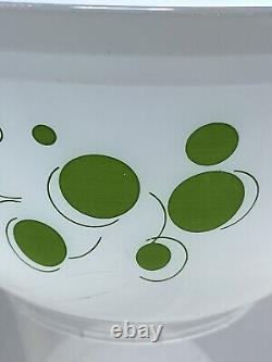 Vintage MCM Federal Glass Atomic Dot Nesting Mixing Bowls Set of 4 HTF! NICE