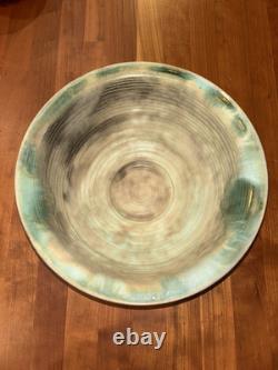 Vintage McCarty Pottery Footed Fruit Bowl
