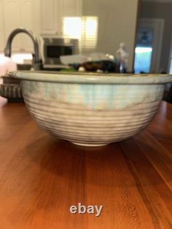 Vintage McCarty Pottery Footed Fruit Bowl