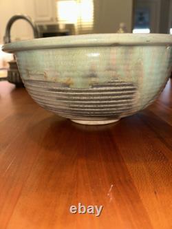 Vintage McCarty Pottery Footed Fruit Bowl