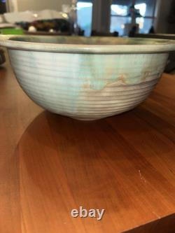 Vintage McCarty Pottery Footed Fruit Bowl