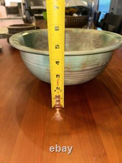 Vintage McCarty Pottery Footed Fruit Bowl