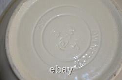 Vintage McCoy Pottery Pink & Blue Stripes qty 4 Mixing Nesting Bowls Set