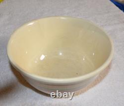 Vintage McCoy Pottery Pink & Blue Stripes qty 4 Mixing Nesting Bowls Set