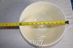 Vintage McCoy Pottery Pink & Blue Stripes qty 4 Mixing Nesting Bowls Set