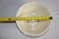 Vintage McCoy Pottery Pink & Blue Stripes qty 4 Mixing Nesting Bowls Set
