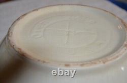 Vintage McCoy Pottery Pink & Blue Stripes qty 4 Mixing Nesting Bowls Set