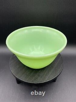 Vintage McKee Jadeite Jadite Bell Shape Bowl 7 Rim Diameter, Marked McK