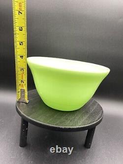 Vintage McKee Jadeite Jadite Bell Shape Bowl 7 Rim Diameter, Marked McK