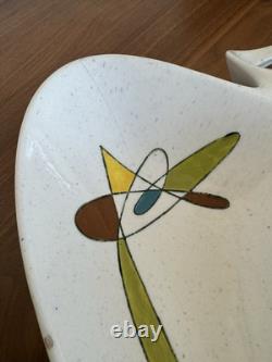 Vintage Metlox Poppytrail California Freeform Contempora Atomic MCM Serving Dish