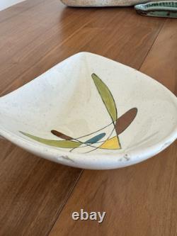 Vintage Metlox Poppytrail California Freeform Contempora Atomic MCM Serving Dish