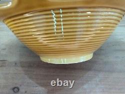 Vintage Mid-Century Florence Ceramics Semi-Porcelain Bowl withLid Mustard USA