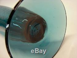 Vintage Mid Century Modern Blenko Husted 1962 Crackle Art Glass Decanter 628-S