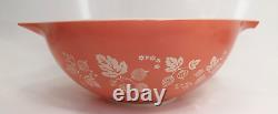 Vintage PYREX Pink Gooseberry Cinderella Mixing Bowls Full Set 44o's