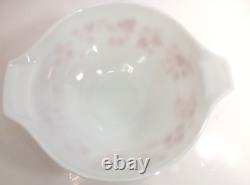Vintage PYREX Pink Gooseberry Cinderella Mixing Bowls Full Set 44o's