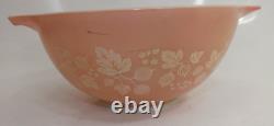 Vintage PYREX Pink Gooseberry Cinderella Mixing Bowls Full Set 44o's