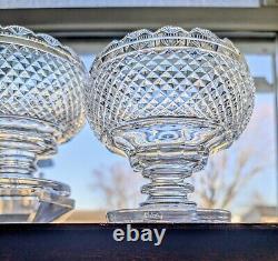 Vintage Pair of Waterford Crystal Master Cutter Collection Prestige Footed Bowls