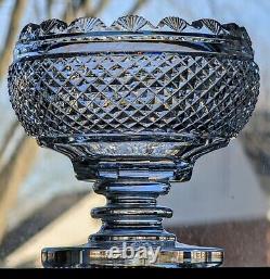 Vintage Pair of Waterford Crystal Master Cutter Collection Prestige Footed Bowls