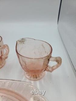 Vintage Pink Depression Glass Lot