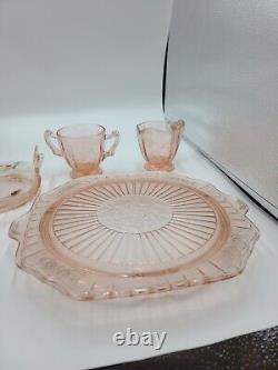 Vintage Pink Depression Glass Lot