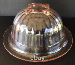Vintage Pink Depression Glass Mixing Bowl Set Hazel Atlas Nesting Bowls Set Of 5